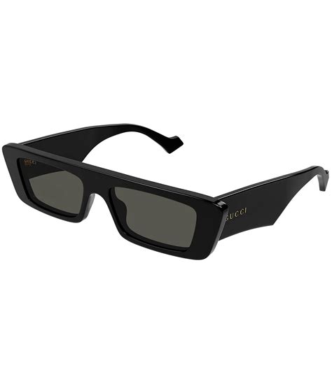 gucci rectangle sunglasses for men|gucci rectangular sunglasses with chain.